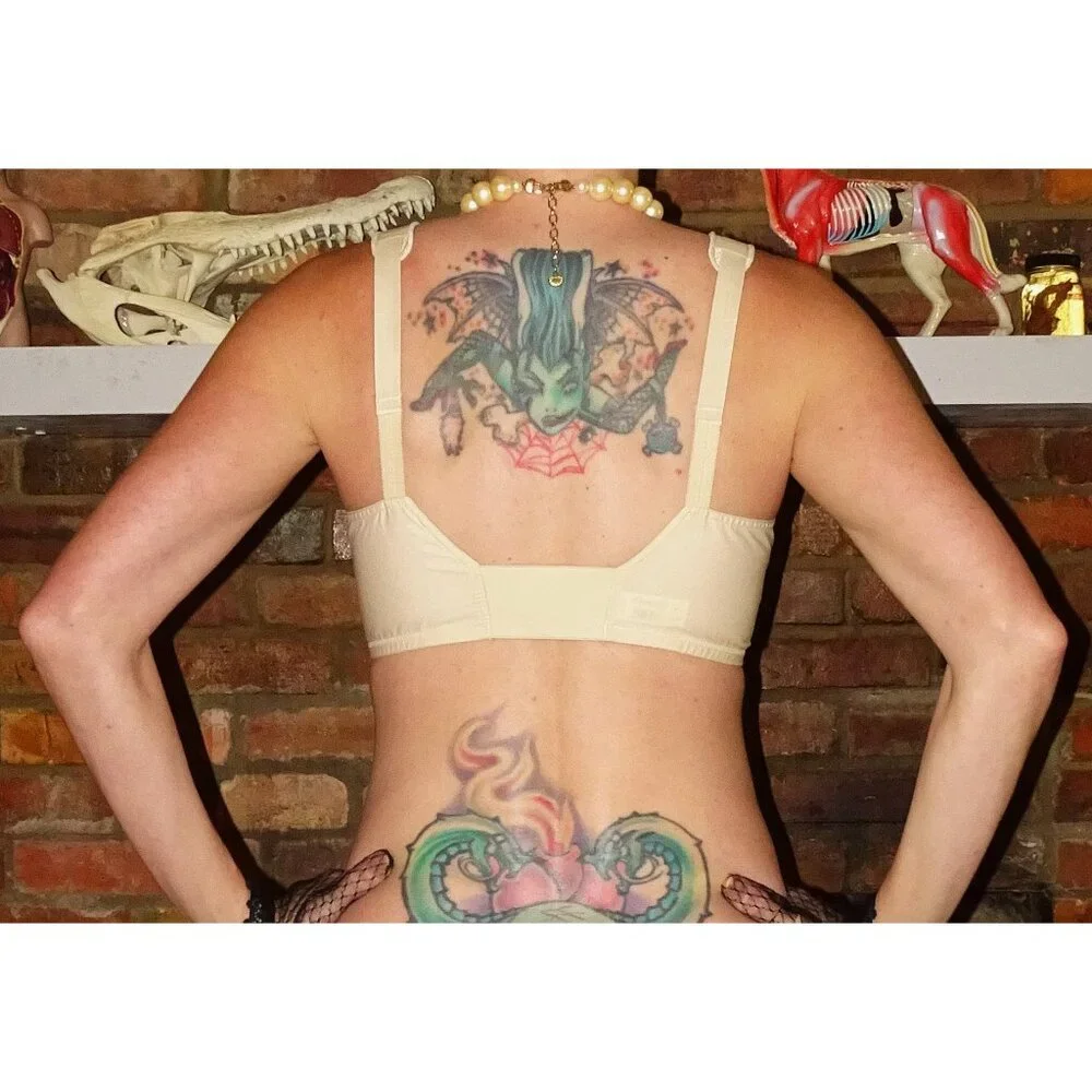 Vintage Ivory Exquisite Form Bullet Bra 36 B front closure pinup retro pointy - Picture 8 of 8